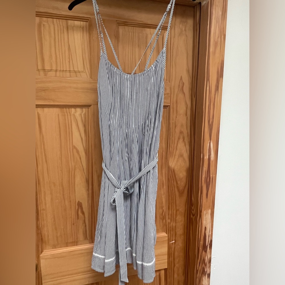 Abercrombie tie waist tank dress